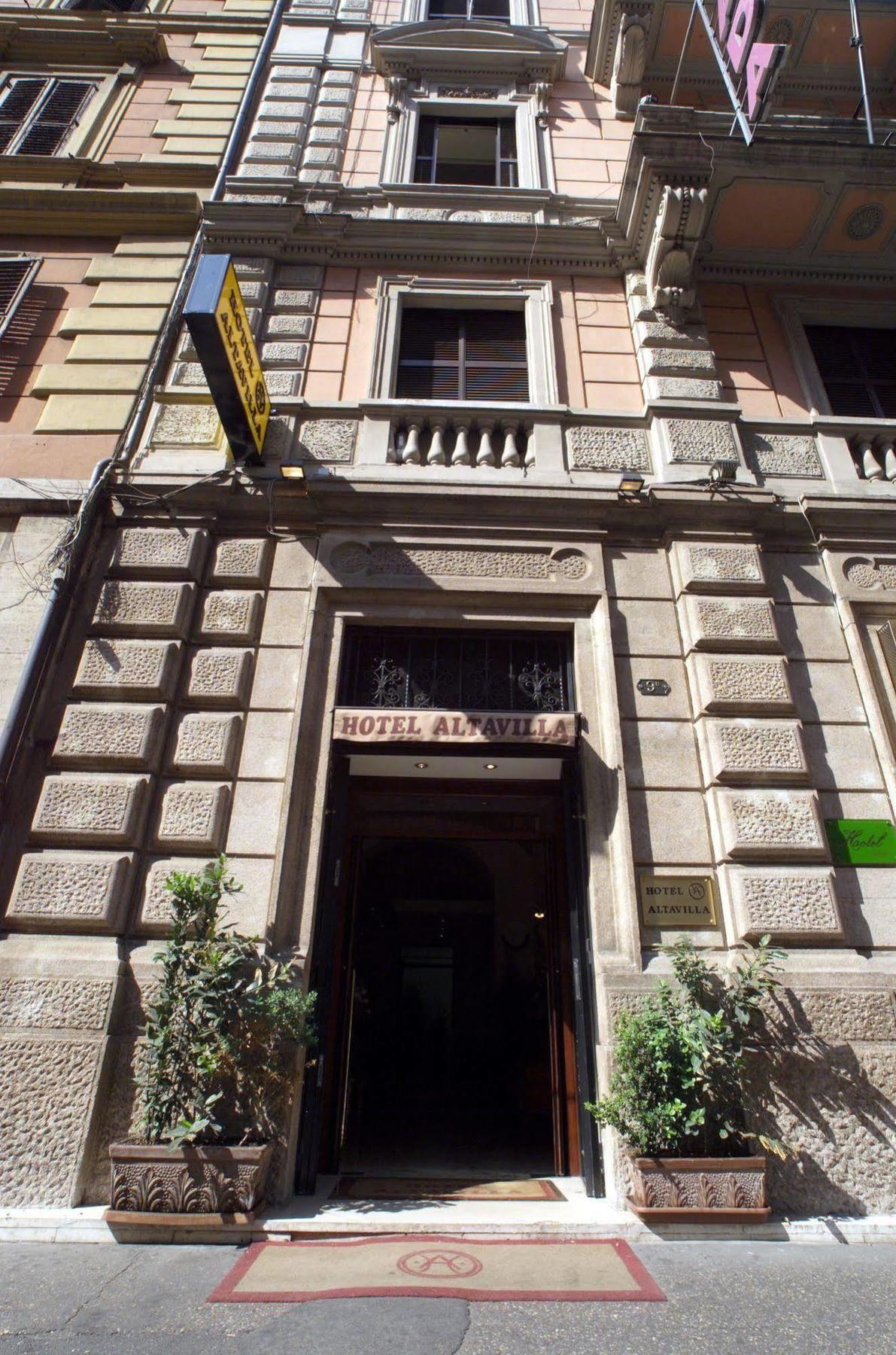 Hotel Altavilla Róma Kültér fotó